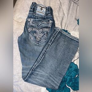 Mens Rock Revival Jeans